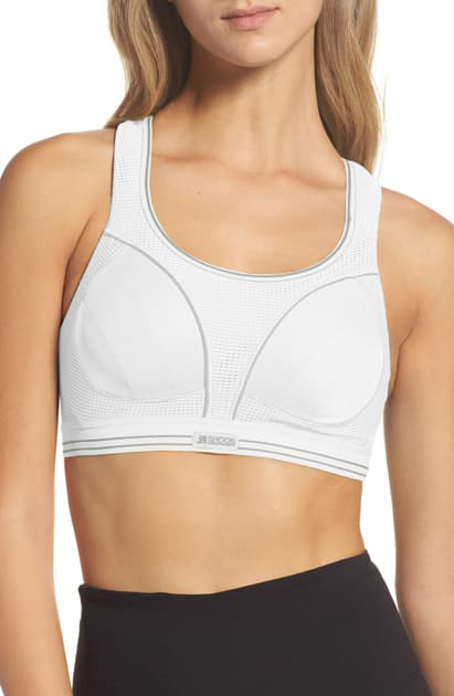 shock absorber ultimate run bra white