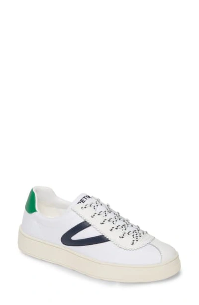 Shop Tretorn Hayden Low Top Sneaker In Vintage White/ Night/ Green