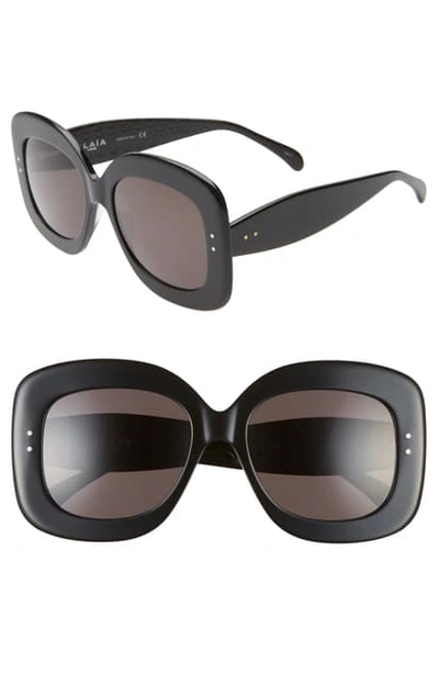 Shop Alaïa 54mm Square Sunglasses - Black