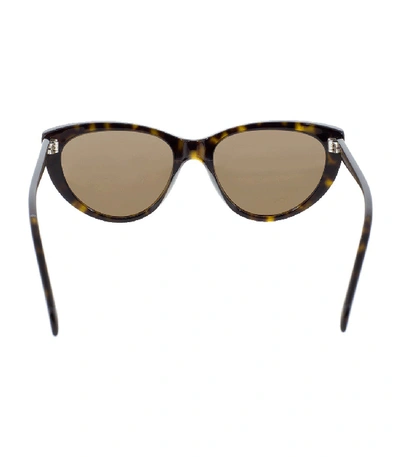 Shop Alexander Mcqueen Cat Eye Sunglasses In Brown