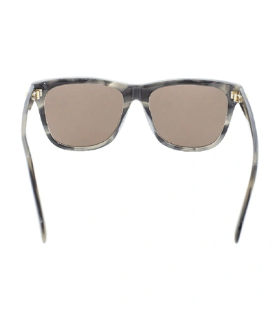 Shop Alexander Mcqueen Acetate Sunglasses In Grey