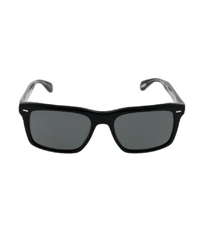 Shop Oliver Peoples Brodsky Sunglasses In Black