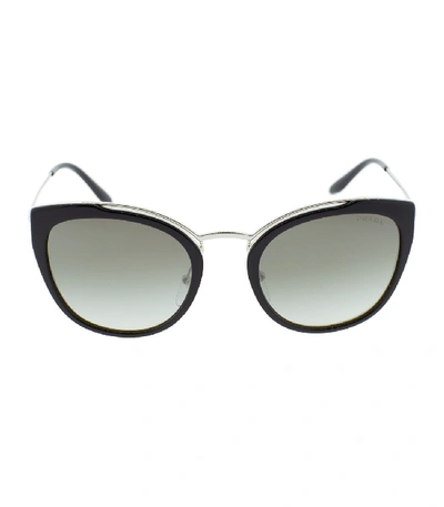 Shop Prada Conceptual Square Sunglasses In Silver