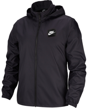 nike men's logo hooded jacket