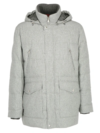 Shop Brunello Cucinelli Brunello Cuccinelli Parka In Grey