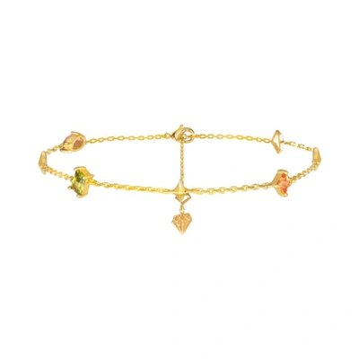 Shop Wanderlust + Co Aurora Gold Gem Bracelet