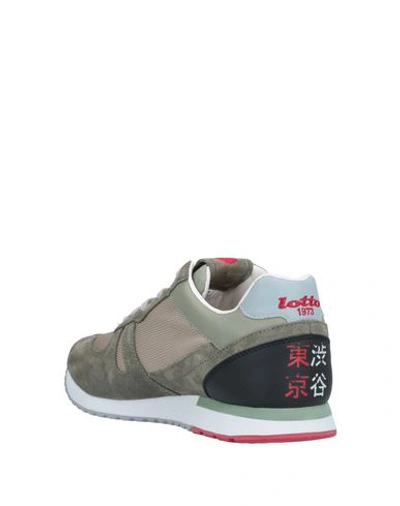 Shop Lotto Leggenda Sneakers In Military Green