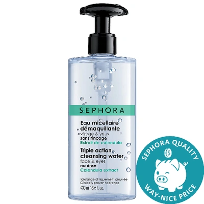 Shop Sephora Collection Triple Action Cleansing Water 400ml / 13.5 Fl oz