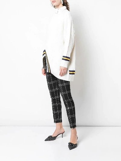 Shop Alexander Wang Varsity Pullover With Stripes