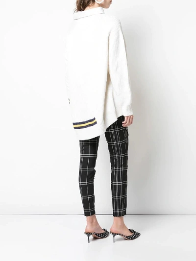 Shop Alexander Wang Varsity Pullover With Stripes