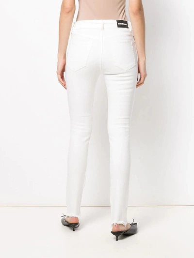 Shop Balenciaga Stonewash White Skinny Jean