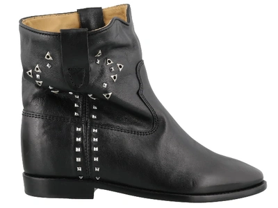 Shop Isabel Marant Cluster Ankle Boots In Black