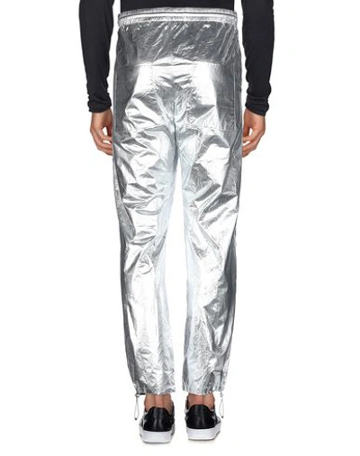 Shop Oakley Casual Pants In Silver