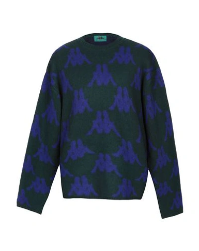 Shop Kappa Paura X  Man Sweater Dark Green Size S Wool, Polyamide