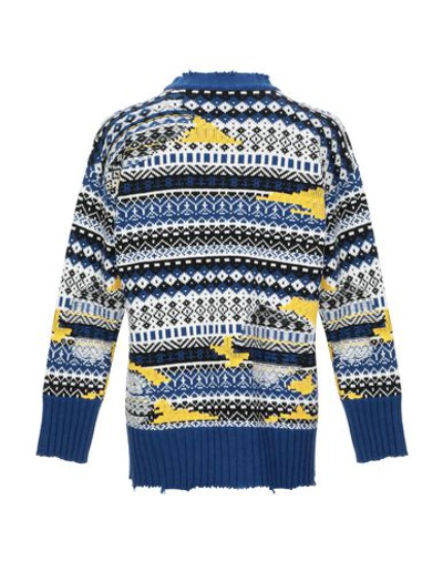 Shop Msgm Sweaters In Blue