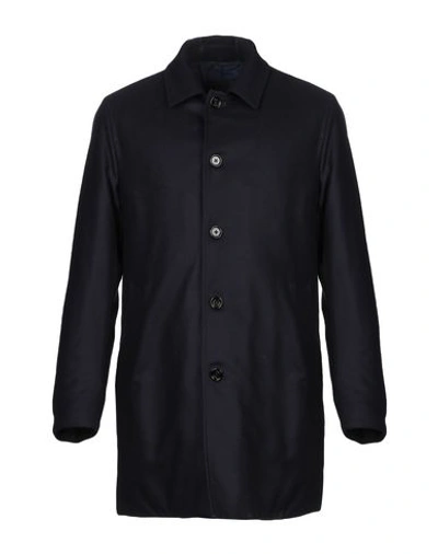 Shop Allegri Coat In Dark Blue