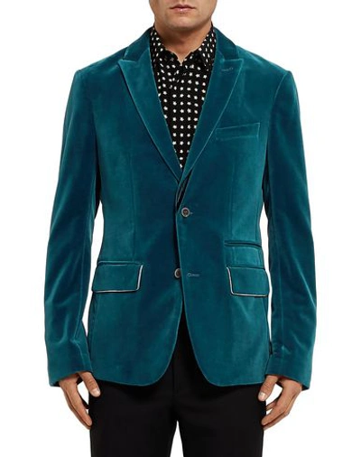 Shop Haider Ackermann Blazer In Deep Jade