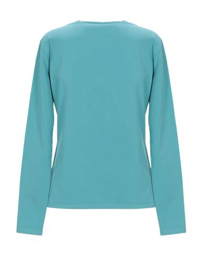 Shop Armani Jeans T-shirt In Turquoise