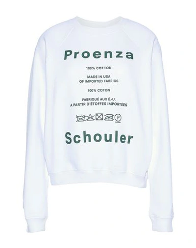 Shop Proenza Schouler Sweatshirt In White