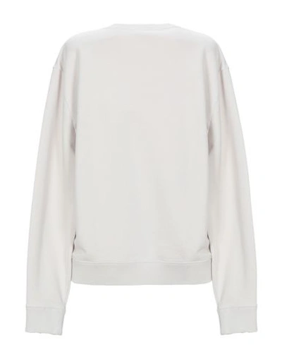 Shop Saint Laurent Sweatshirts In Ivory