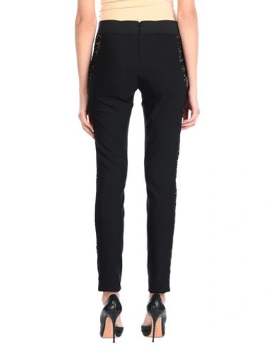 Shop Stella Mccartney Woman Pants Black Size 6-8 Cotton, Polyamide, Elastane