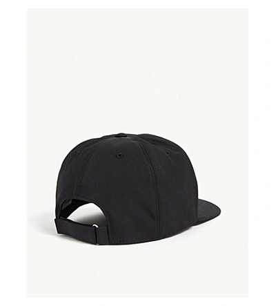 Shop Givenchy Rainbow Logo Nylon Baseball Cap In Black