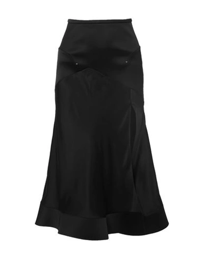 Shop Esteban Cortazar Midi Skirts In Black