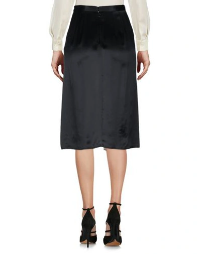 Shop Stella Mccartney Midi Skirts In Black