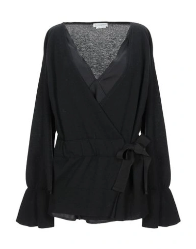 Ballantyne Woman Sweater Black Size 8 Virgin Wool, Silk, Elastane In Black