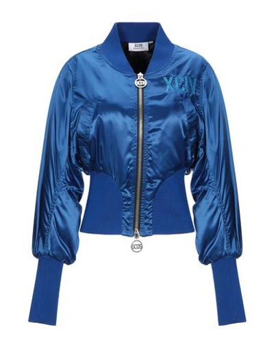 Shop Gcds Bomber In Blue