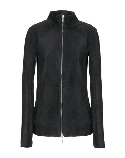 Shop 10sei0otto Leather Jacket In Black