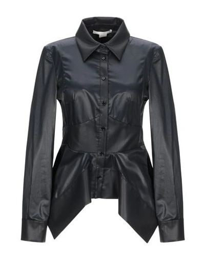 Shop Antonio Berardi Solid Color Shirts & Blouses In Black