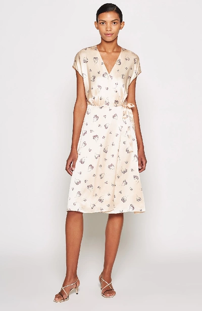 Shop Joie Bethwyn B Silk Dress In Frappe