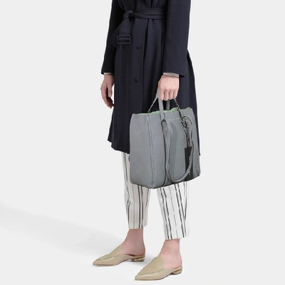 Shop Marc Jacobs The Tag Tote 27 In Grey
