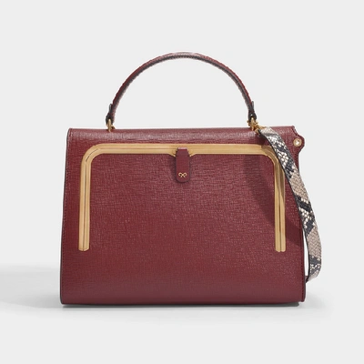 Shop Anya Hindmarch Postbox Bag In Red