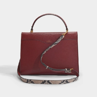 Shop Anya Hindmarch Postbox Bag In Red