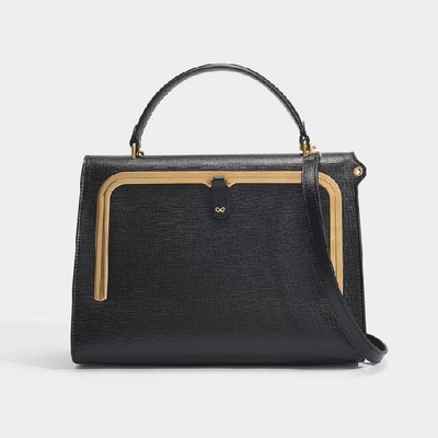 Shop Anya Hindmarch Postbox Bag In Black