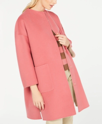 Weekend Max Mara Drava Reversible Dolman-sleeve Coat In Pink | ModeSens
