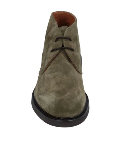 Shop Doucal's Boots In Military Green