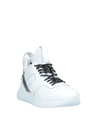 Shop Savio Barbato Sneakers In White