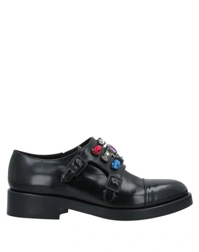 Shop Alberto Gozzi Loafers In Black