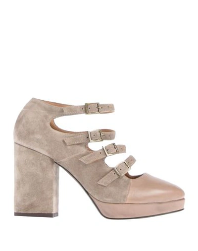 Shop Alberto Fermani Booties In Dove Grey