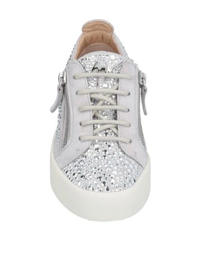 Shop Giuseppe Zanotti Sneakers In Light Grey