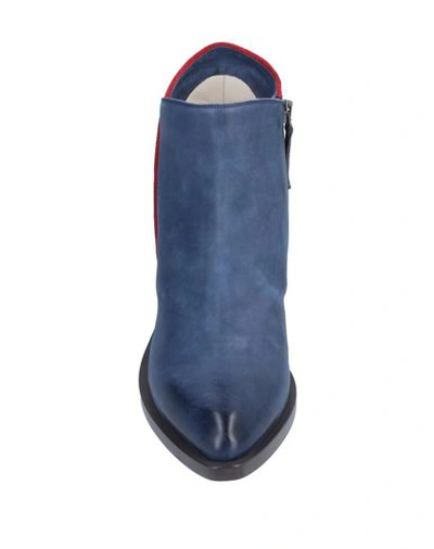 Shop Sartore Ankle Boot In Dark Blue