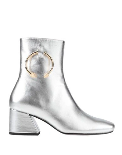 Shop Dorateymur Ankle Boots In Silver