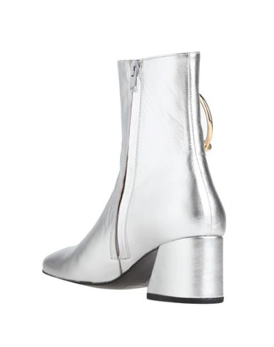 Shop Dorateymur Ankle Boots In Silver