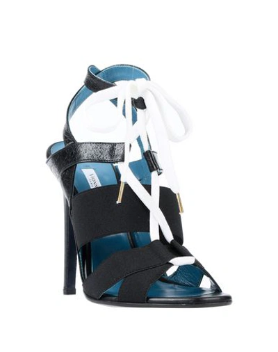 Shop Vionnet Sandals In Black