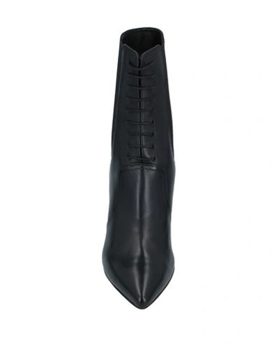 Shop Armani Collezioni Ankle Boot In Black