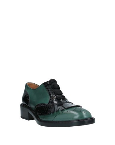 Shop Sartore Laced Shoes In Green
