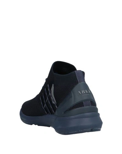 Shop Arkk Copenhagen Sneakers In Dark Blue